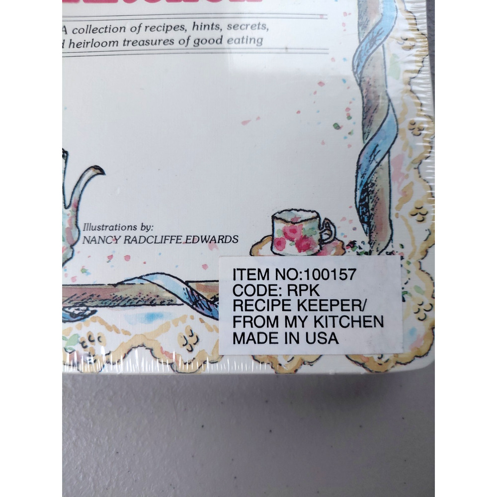 VTG “With Love From My Kitchen” Recipe Keeper ~ Nancy Radcliffe Edwards 1989 NEW - Picture 2 of 6